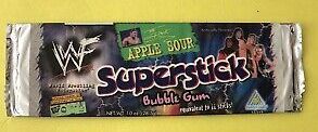 WWF The Rock Superstick 1999  Bubble Gum Apple Sour