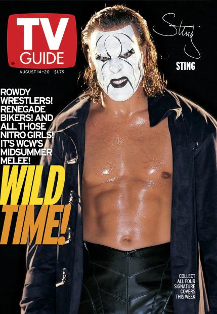 TV Guide August 14, 1999 Sting 1 of 4 Magazine PWcatalog
