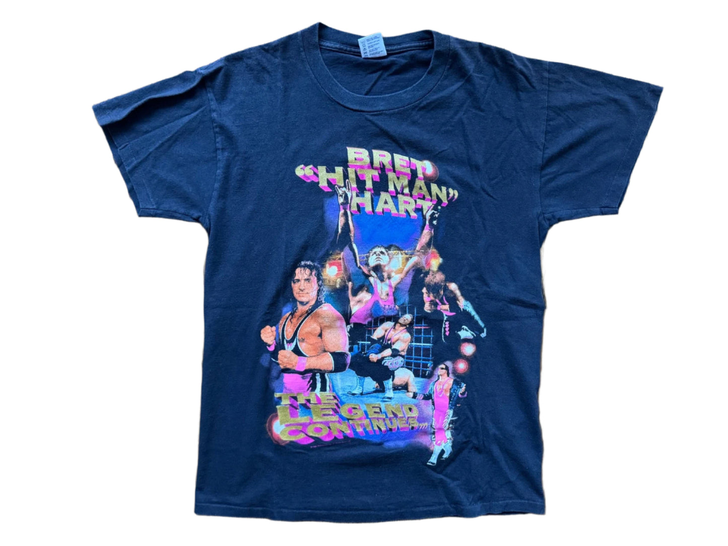 996 WWF Bret “ The Hitman” Hart T-shirt Pwcatalog