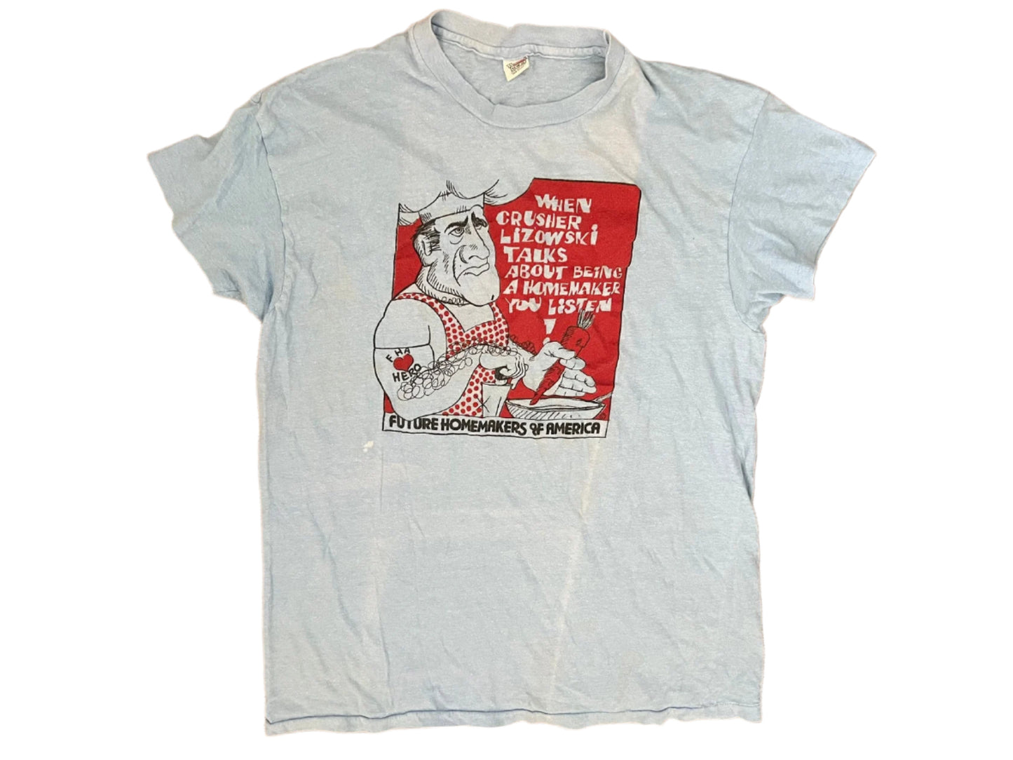 1977 (Approx.) AWA The Crusher “Future Homemakers of America” T-Shirt Pwcatalog