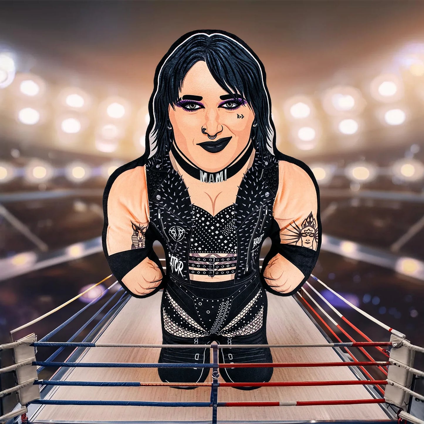 WWE Uncanny Brands Bleacher Buddies Rhea Ripley 2024 Action & Toy Figures PWcatalog