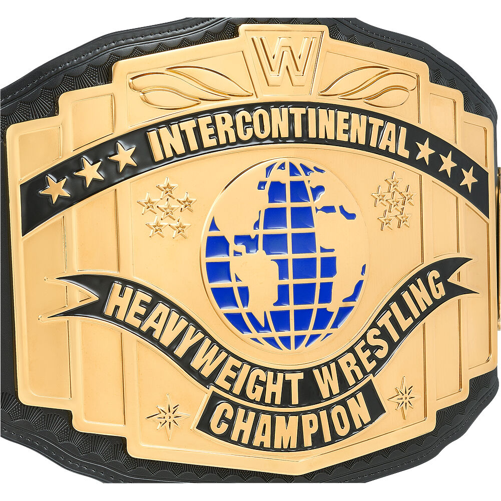WWE Black Intercontinental Championship Replica Title Belt 6
