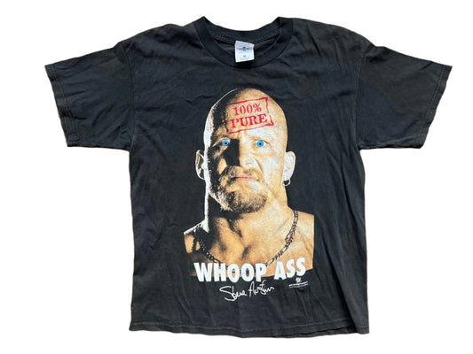 WWF Steve Austin Stone Cold Whoop Ass 1998 T-shirt
