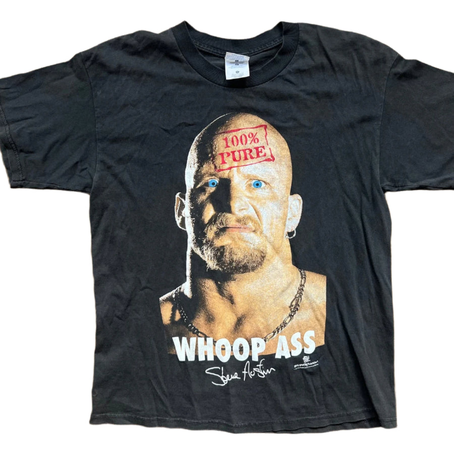 WWF Steve Austin Stone Cold Whoop Ass 1998 T-shirt Pwcatalog