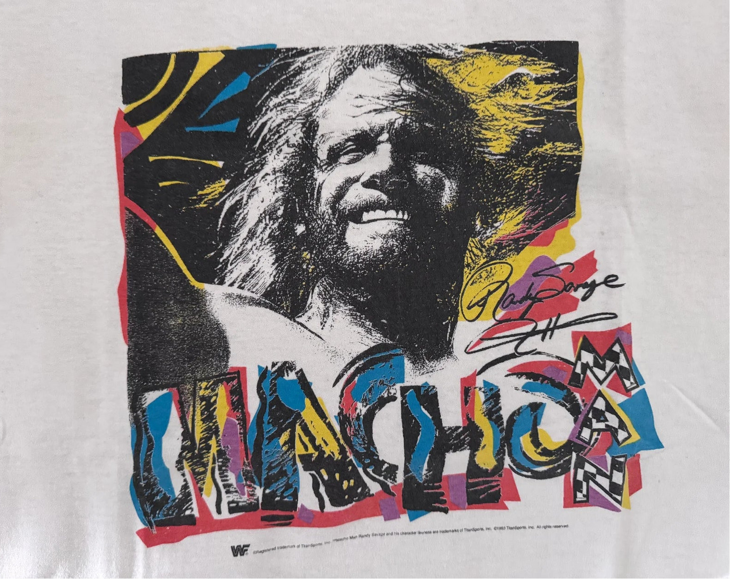 1993 WWF “Macho Man” Randy Savage T-Shirt Pwcatalog