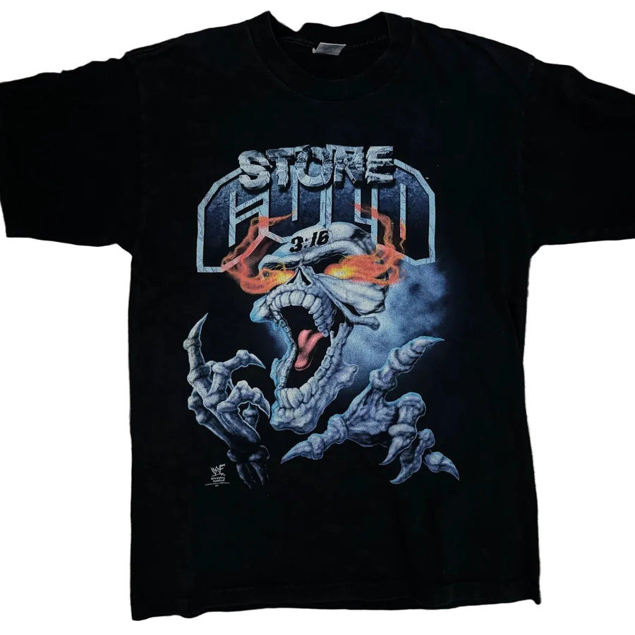 1998 WWF Stone Cold Steve Austin T-Shirt Bad to The Bonz Pwcatalog