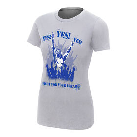 Daniel Bryan "Fight For Your Dreams" Women's Authentic T-Shirt T-Shirt PW Catalog