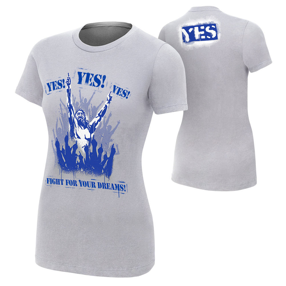 Daniel Bryan "Fight For Your Dreams" Women's Authentic T-Shirt T-Shirt PW Catalog
