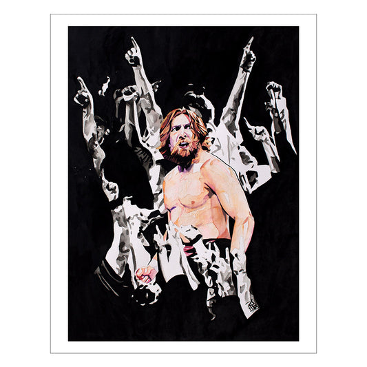 Daniel Bryan 11 x 14 Rob Schamberger Art Print Wall art PW Catalog