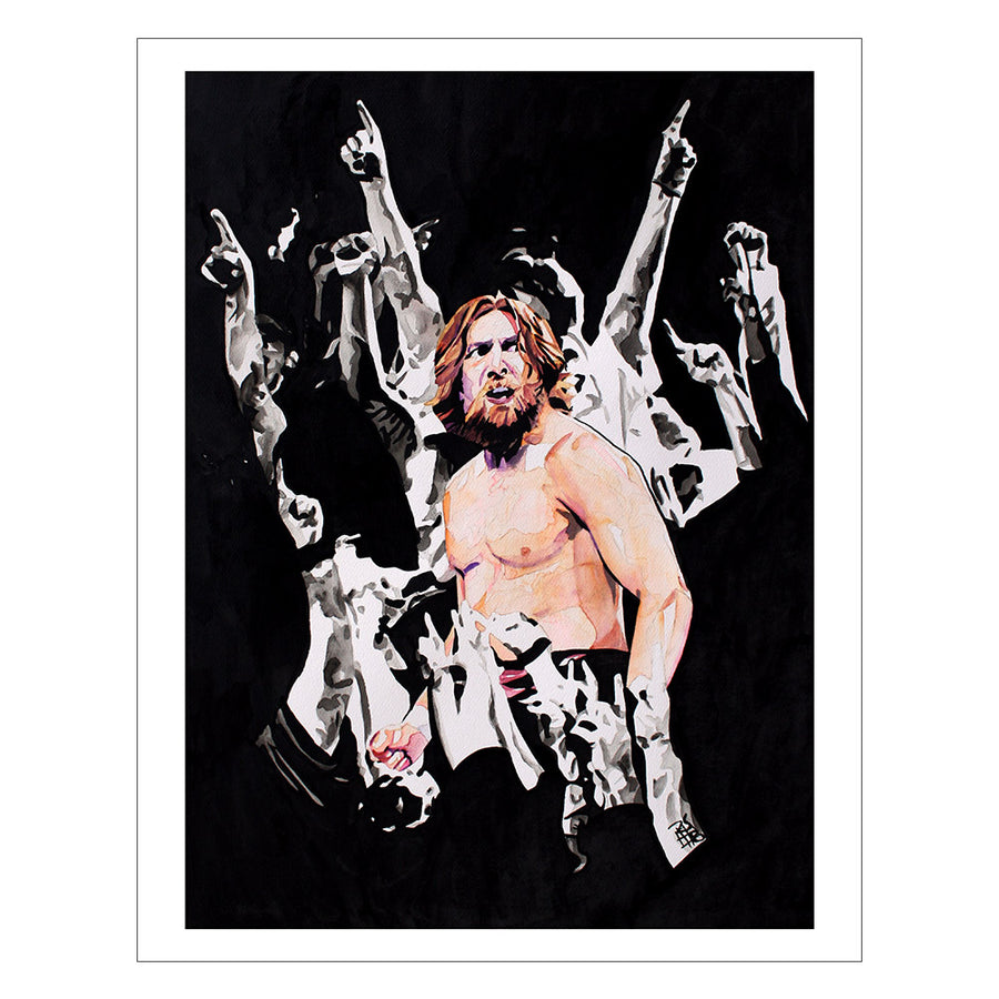 Daniel Bryan 11 x 14 Rob Schamberger Art Print