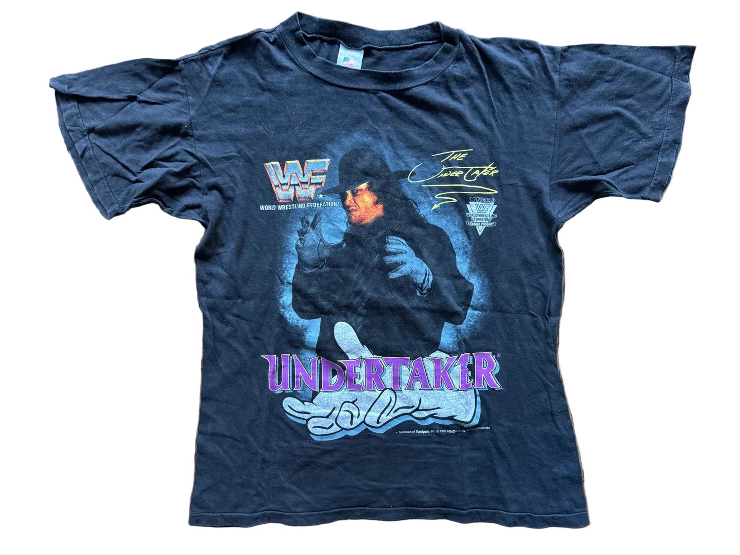 1992 WWF Undertaker T-shirt Pwcatalog
