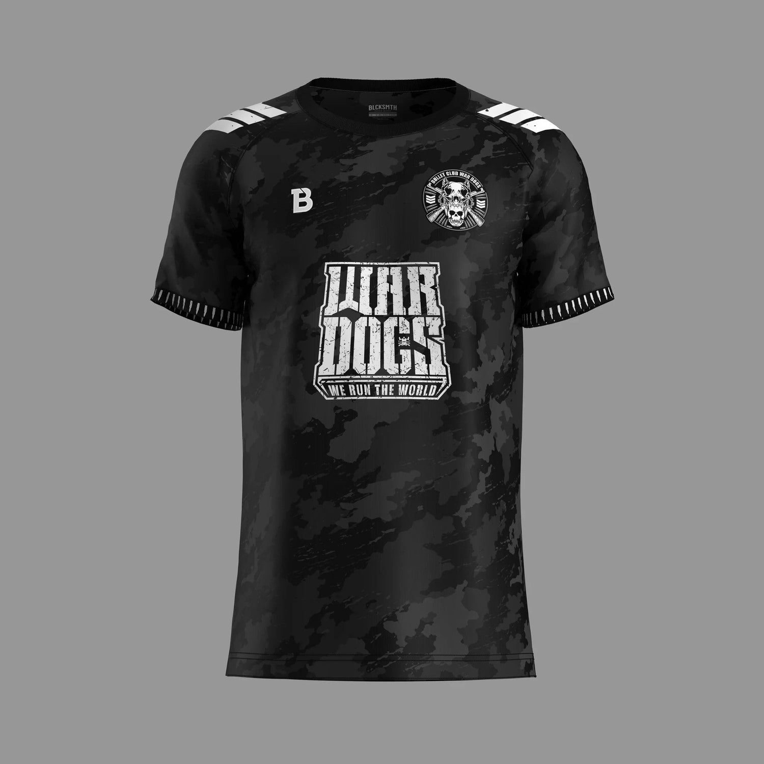 BLCKSMTH x NJPW - Bullet Club War Dogs Soccer Jersey Shirts & Tops PW Catalog
