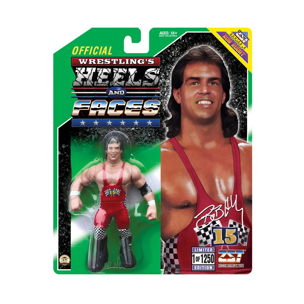 Zombie Sailor's Toys Wrestling's Heels & Faces 5 Bob Holly Limited Edition of 1250