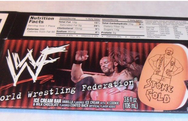 Kurt Angle WWF Ice Cream Cut-out 2006 Good Humor