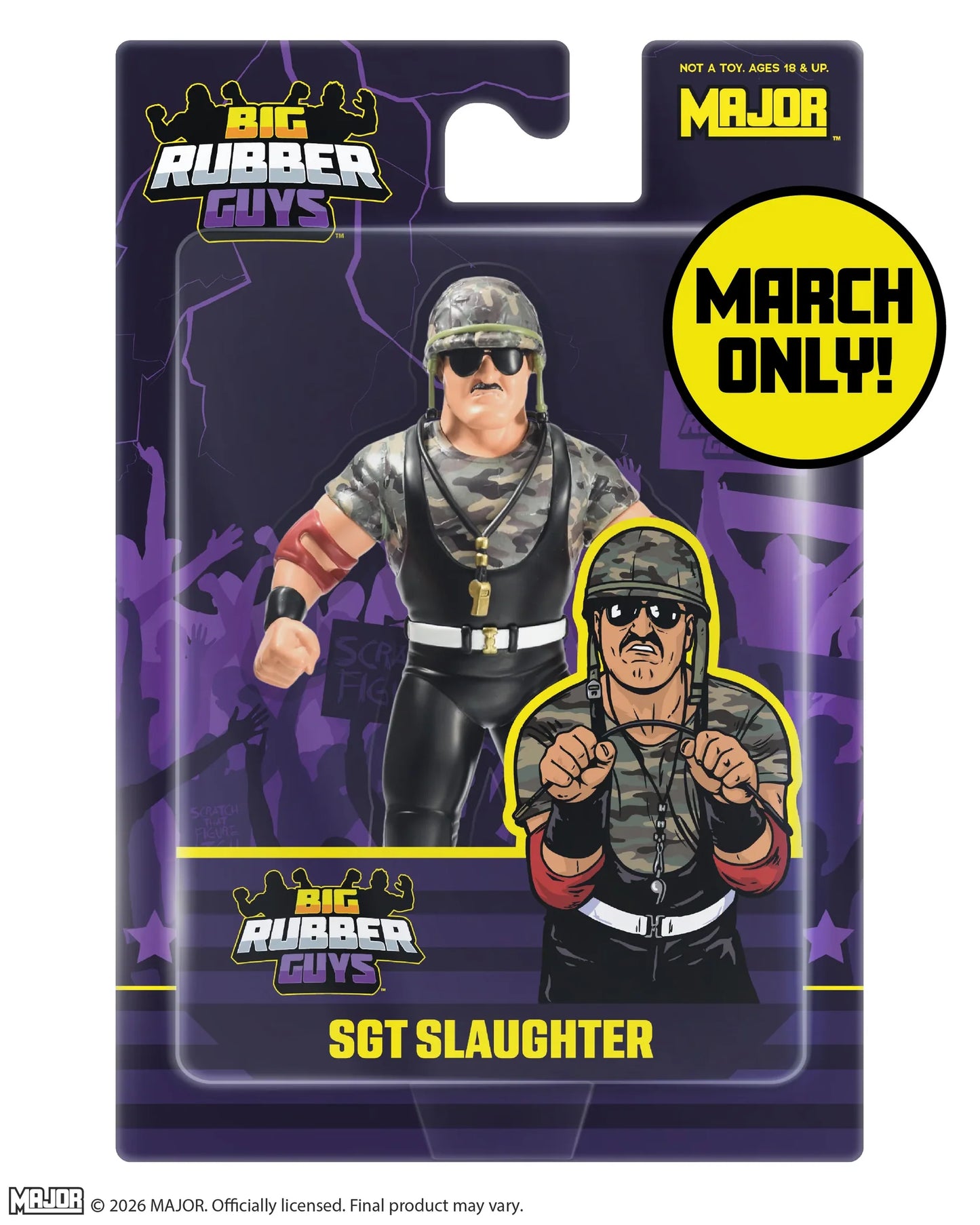 Big Rubber Guys Sgt. Slaughter Series 19 (Heel)