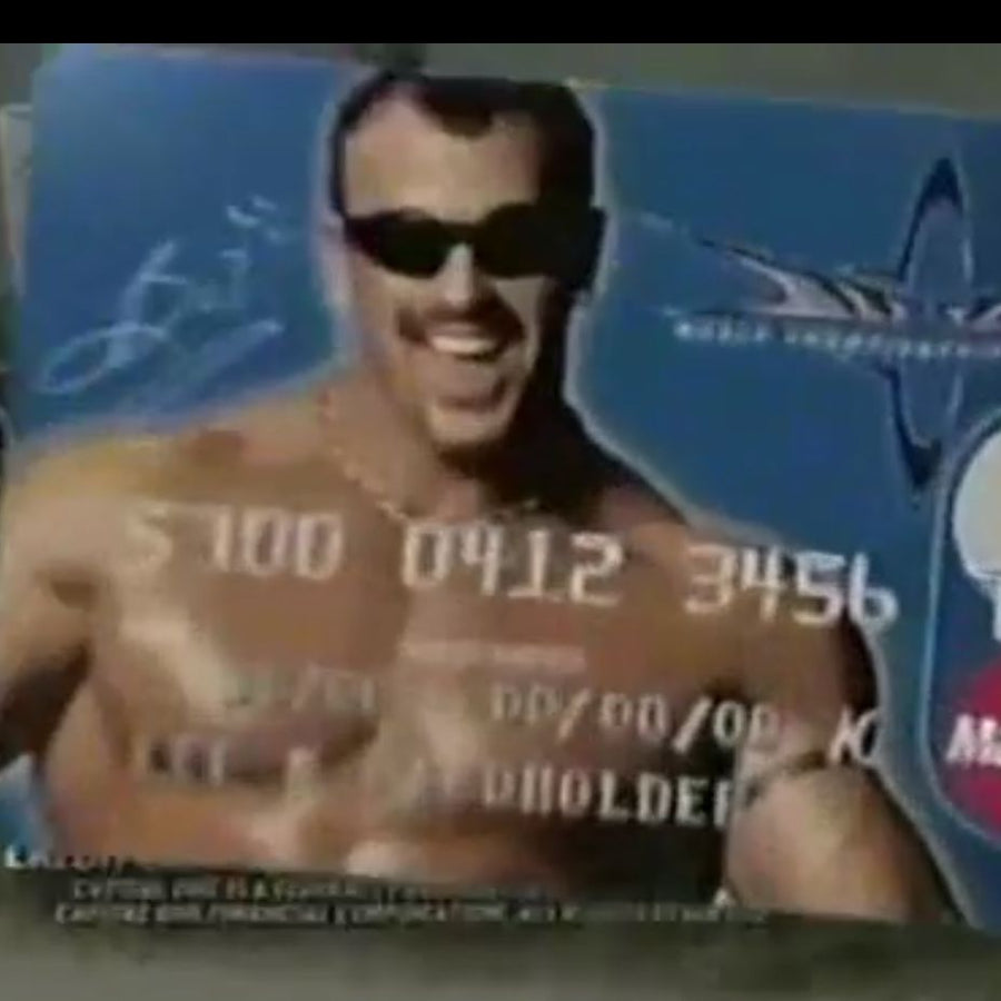 Buff Bagwell WCW Mastercard credit card 1998 PW Catalog