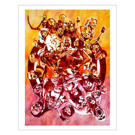 NXT Roster 11 x 14 Rob Schamberger Art Print Wall art PW Catalog