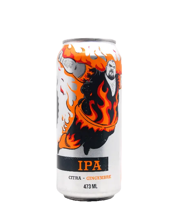 Bam Bam Bigelow Raslbock IPA Beer can from Canada PW Catalog
