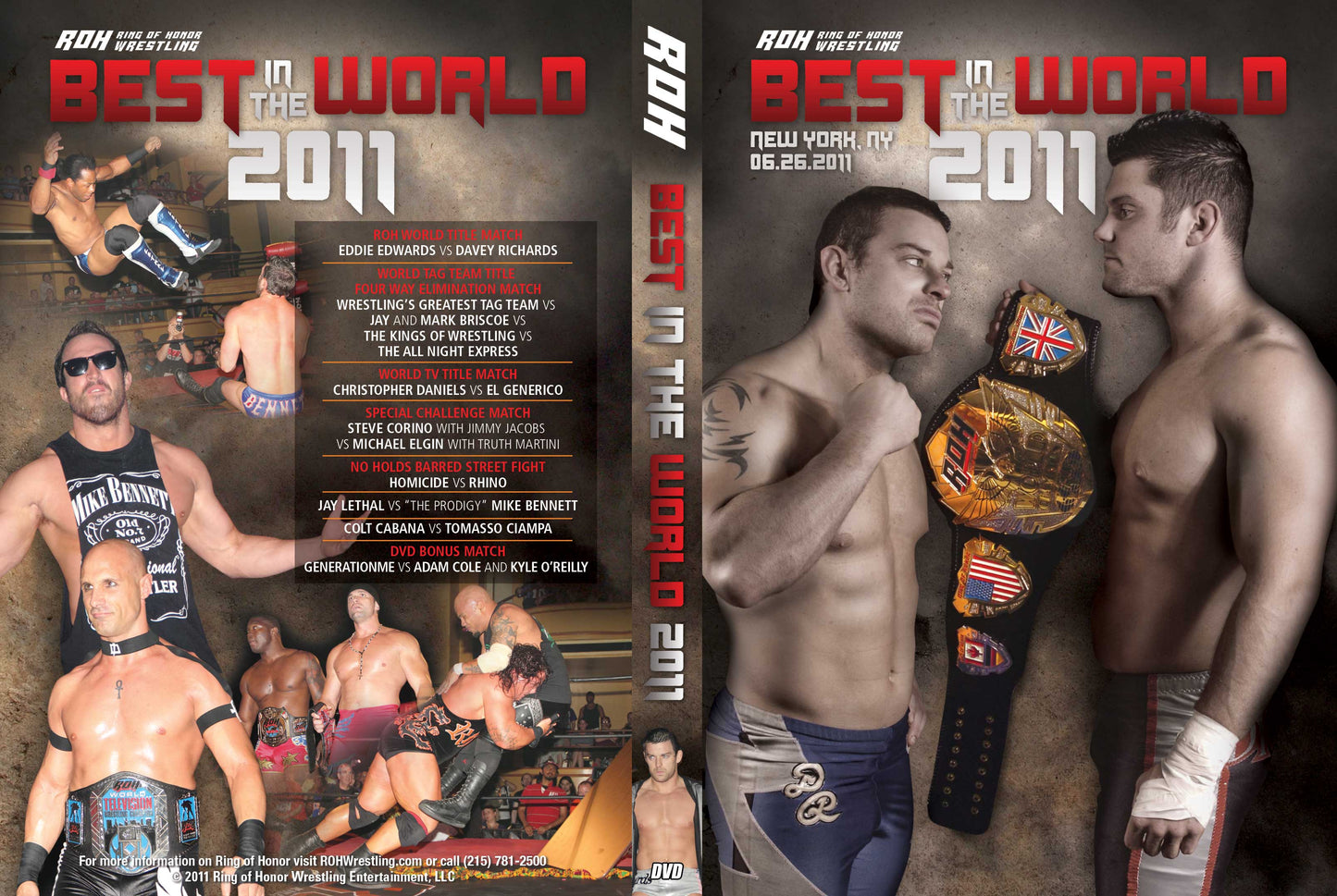 Best In The World 2011- New York, NY 06/26/11(DVD)
