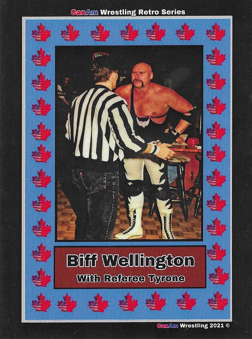 Biff Wellington With Referee Tyrone