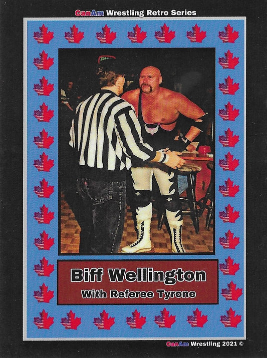 Biff Wellington With Referee Tyrone
