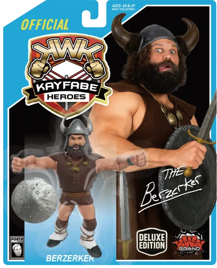 KWK Kayfabe Heroes Berzerker [Blue Card Variant] PW Catalog