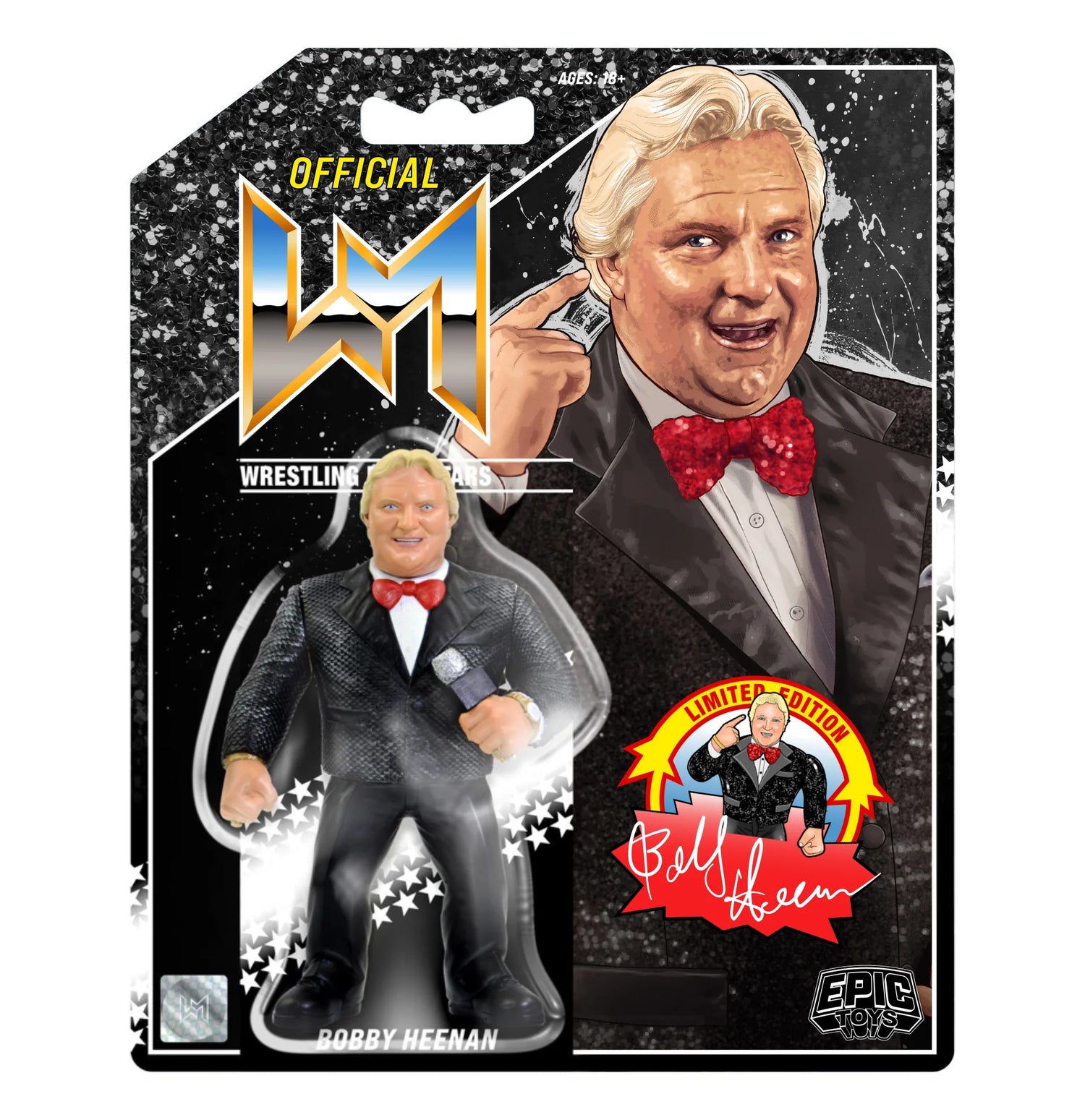 Chella Toys Wrestling Megastars 3 Bobby Heenan [Black Suit Variant] Action & Toy Figures Pwcatalog