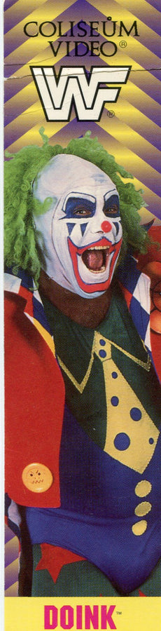 1993 WWF Coliseum Video Bookmark Doink PW Catalog