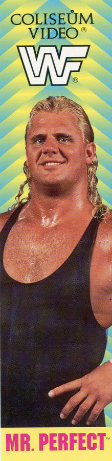 1993 WWF Coliseum Video Bookmark Mr. Perfect PW Catalog