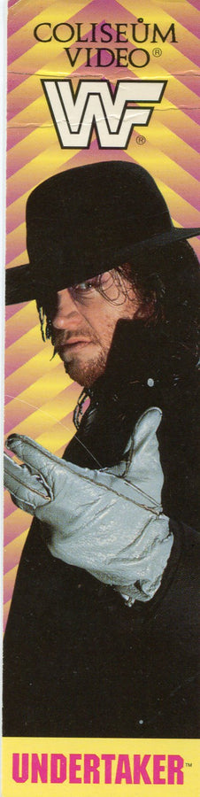 1993 WWF Coliseum Video Bookmark Undertaker PW Catalog