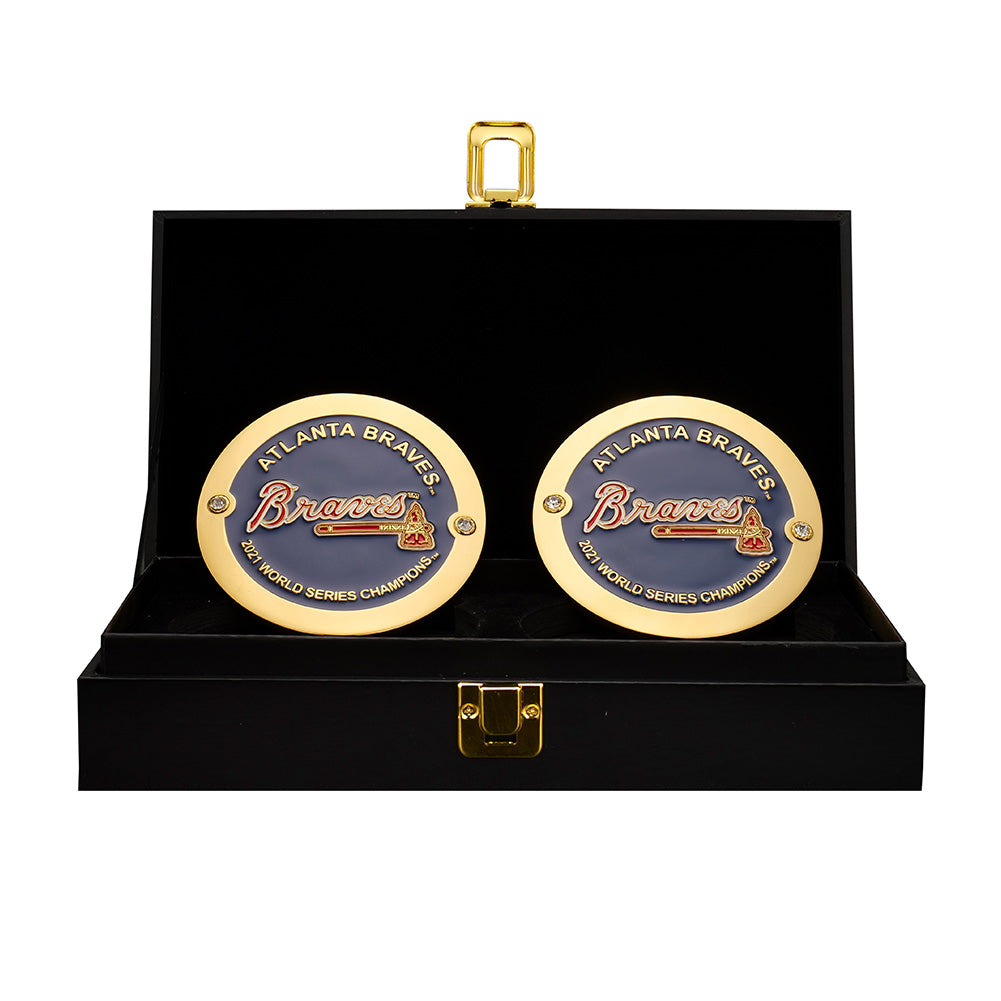 Atlanta Braves™ MLB® 2021 World Series Champions Collectible Side Plate Box Set