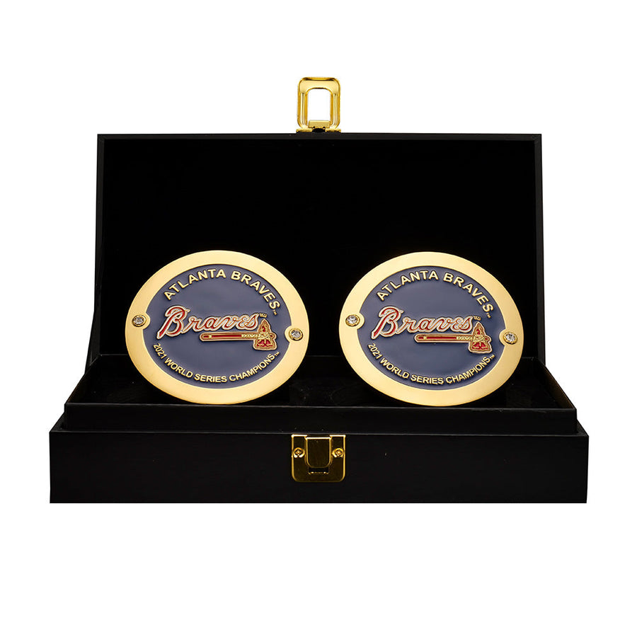 Atlanta Braves™ MLB® 2021 World Series Champions Collectible Side Plate Box Set