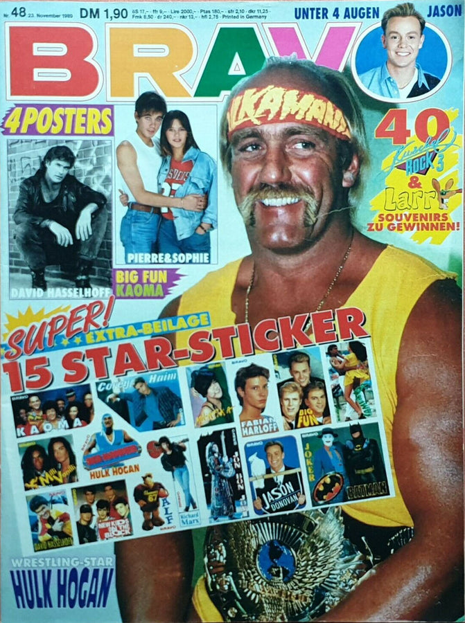 Bravo Magazine 1990 From Germany
