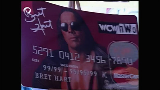 Bret Hart WCW Mastercard Credit Card 1998 - image 2