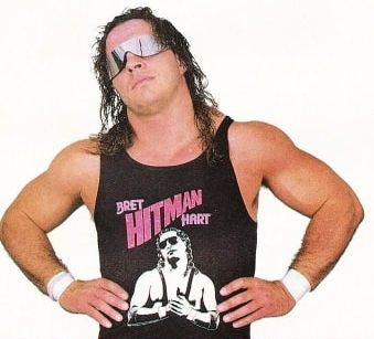 Bret Hart T-Shirt Pwcatalog
