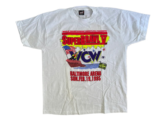 1995 WCW Superbrawl V T-Shirt Pwcatalog