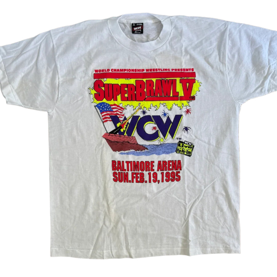 1995 WCW Superbrawl V T-Shirt Pwcatalog