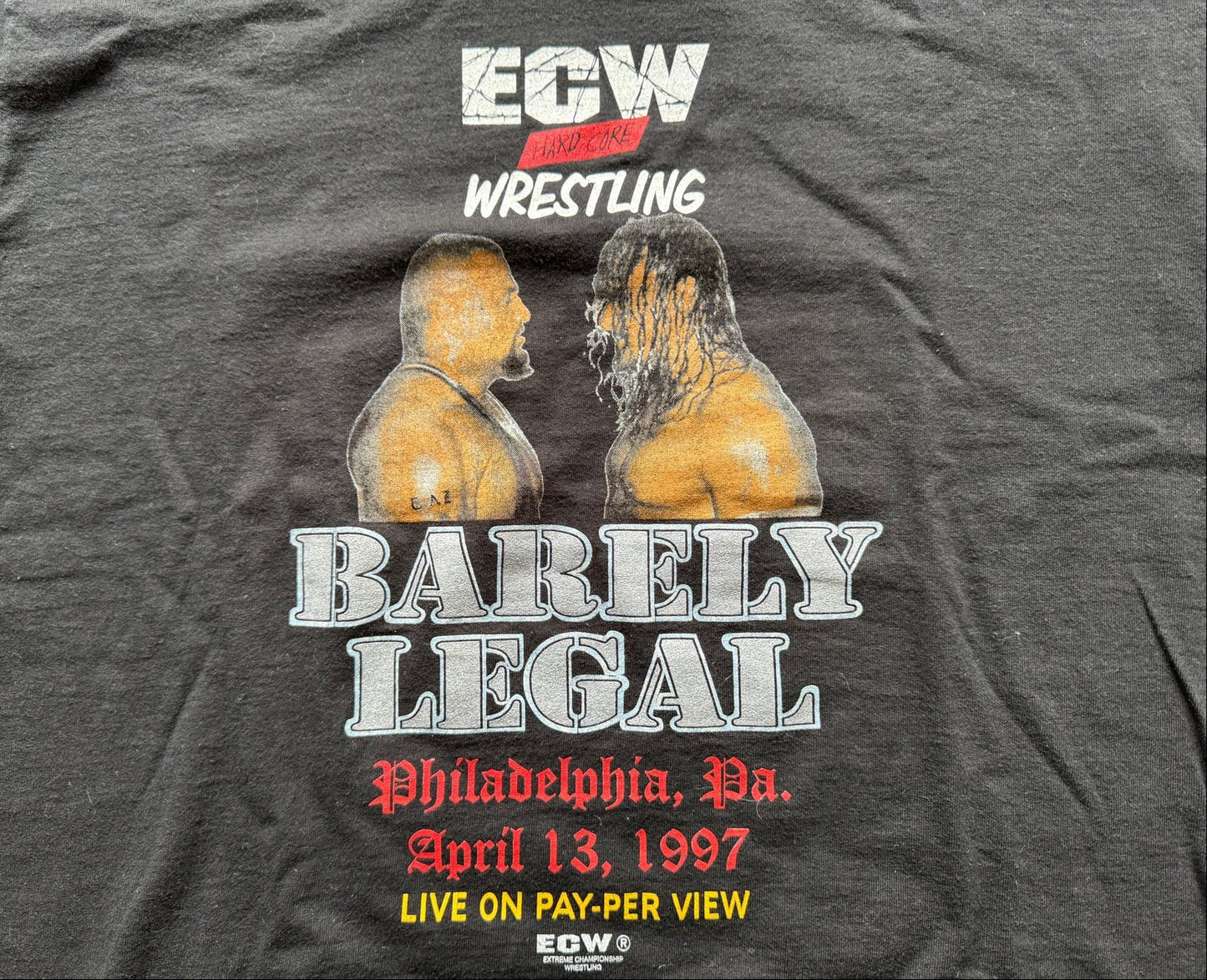 1997 ECW Barely Legal T-Shirt Pwcatalog