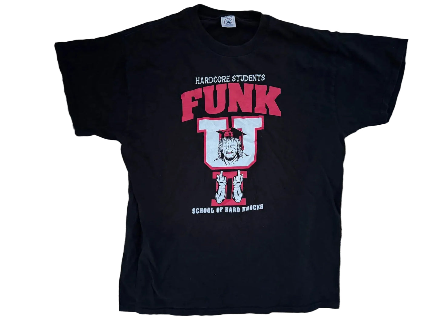 1998 Terry Funk “Funk U” School of Hard Knocks T-Shirt Pwcatalog