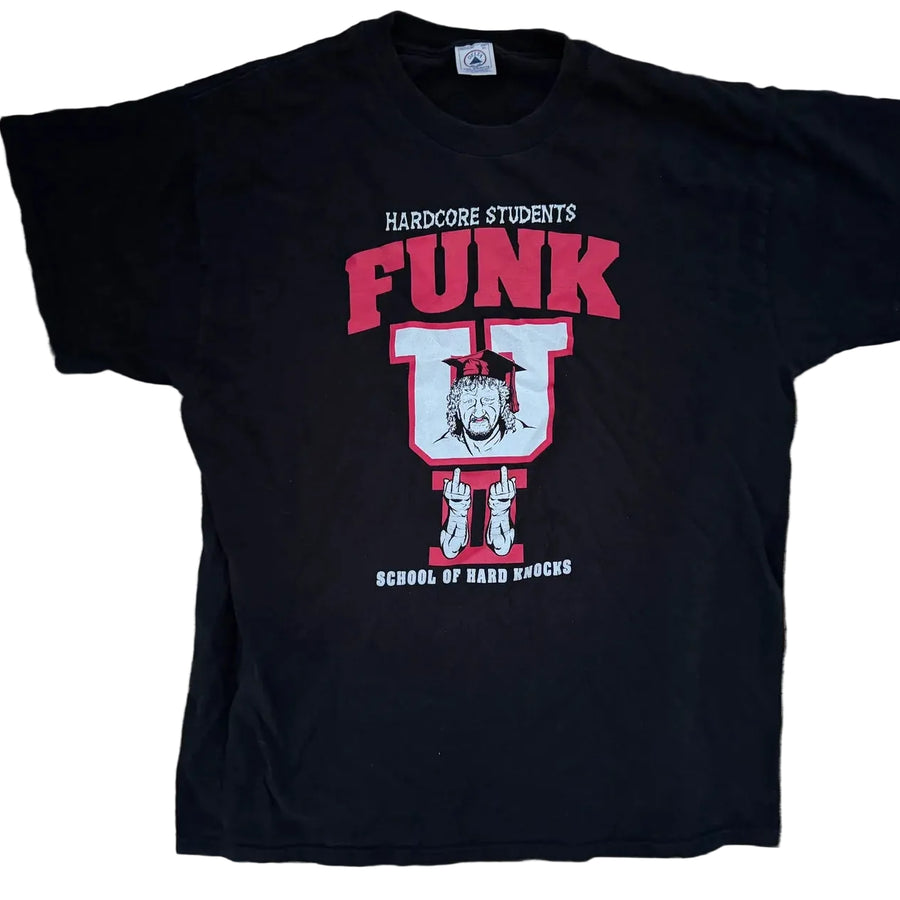 1998 Terry Funk “Funk U” School of Hard Knocks T-Shirt Pwcatalog