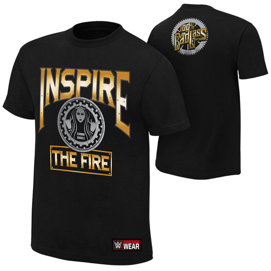 Becky Lynch "Inspire The Fire" Authentic T-Shirt T-Shirt PW Catalog