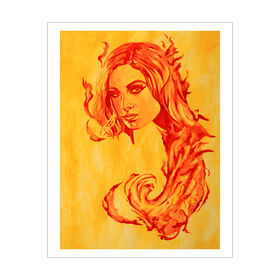 Becky Lynch Rob Schamberger 11 x 14 Art Print Wall art PW Catalog