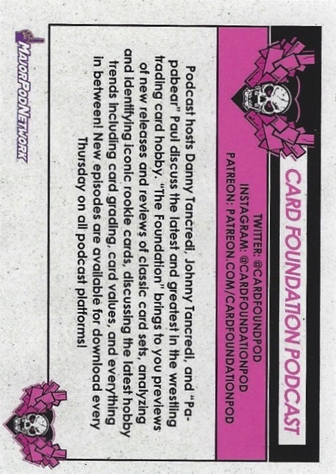 Card Foundation Podcast the National Sports Collectors Convention 2022 Exclusive Card