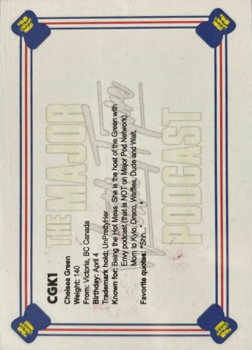 Chelsea Green (Kiss Card) trading card PW Catalog