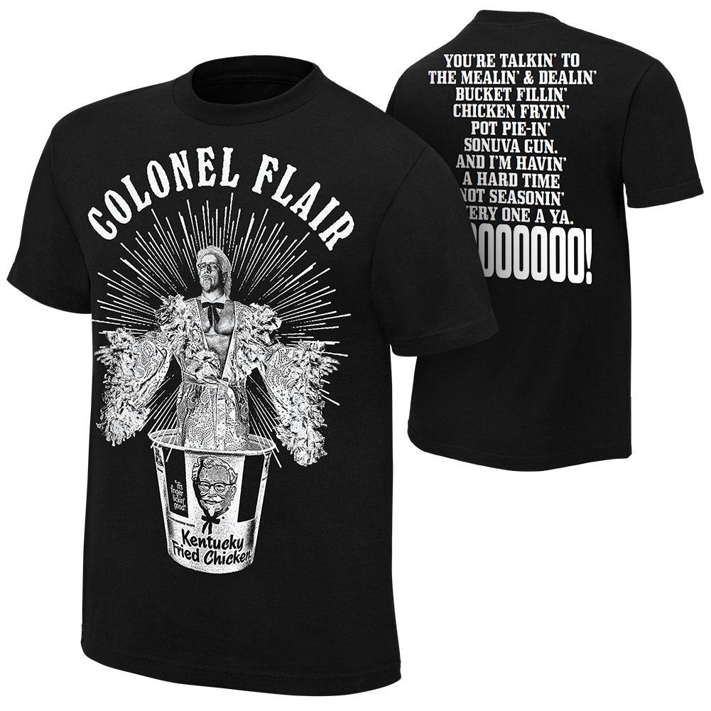 Royal Rumble 2018 KFC Colonel Flair T-Shirt T-Shirt PW Catalog