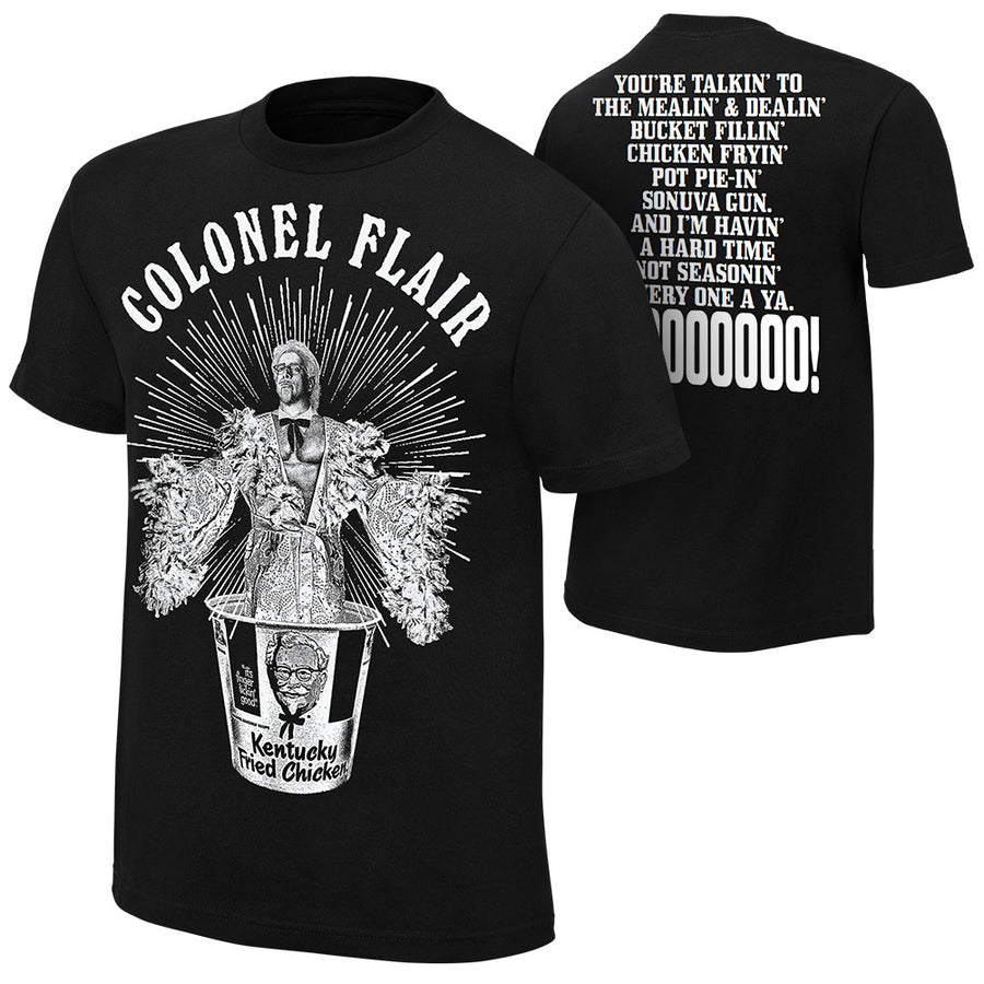 Royal Rumble 2018 KFC Colonel Flair T-Shirt T-Shirt PW Catalog