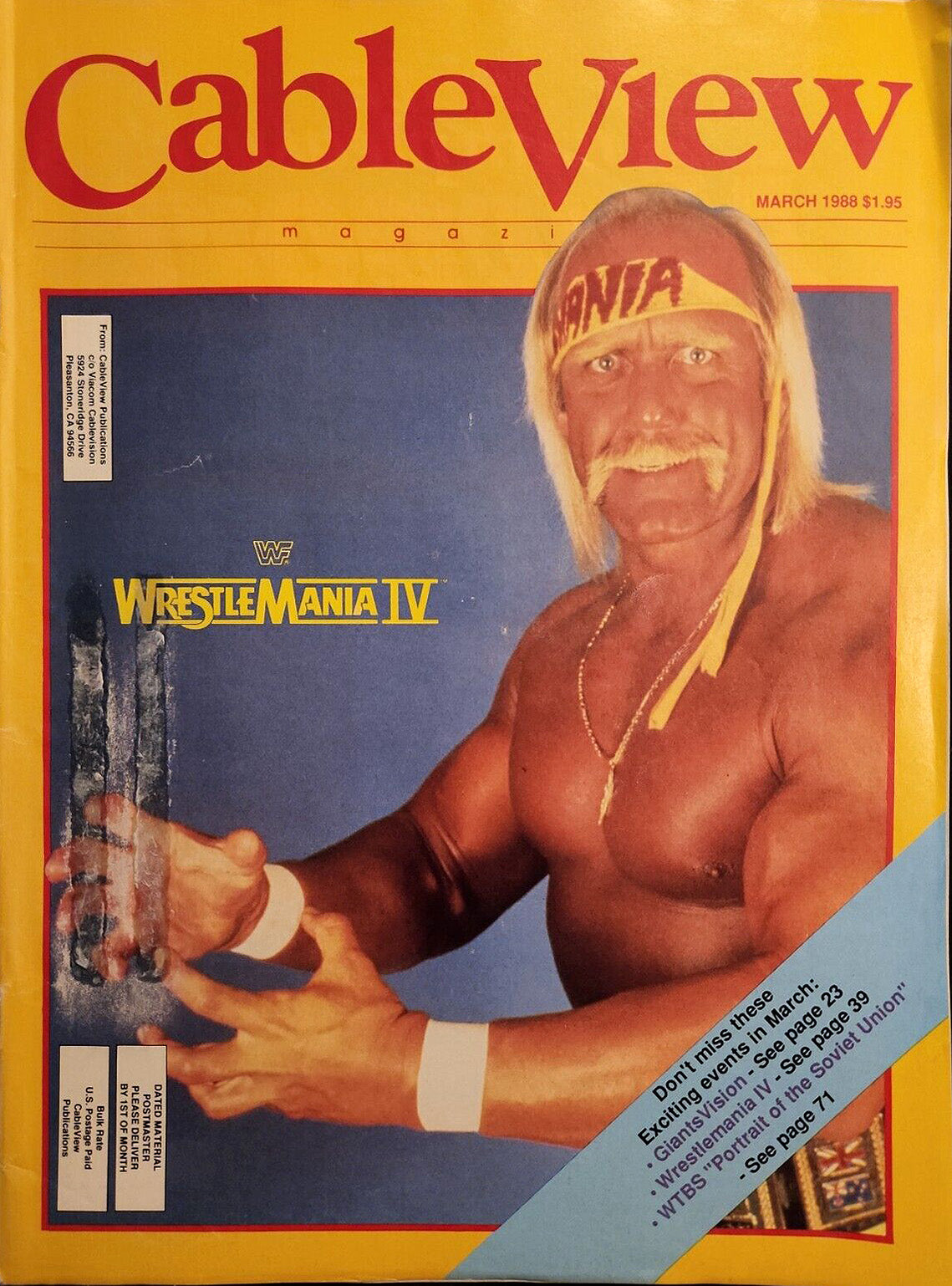 CableView 1988 March Hulk Hogan