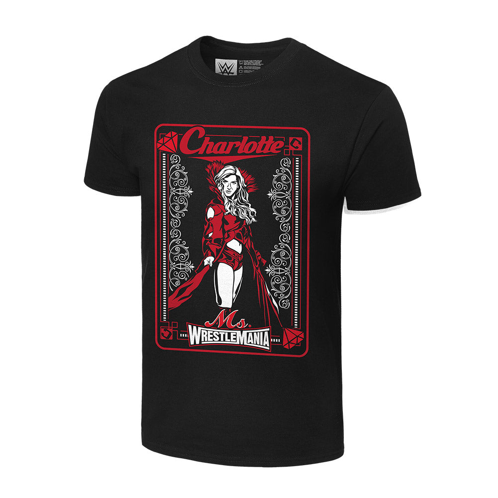 Charlotte Flair "Ms. WrestleMania" Authentic T-Shirt