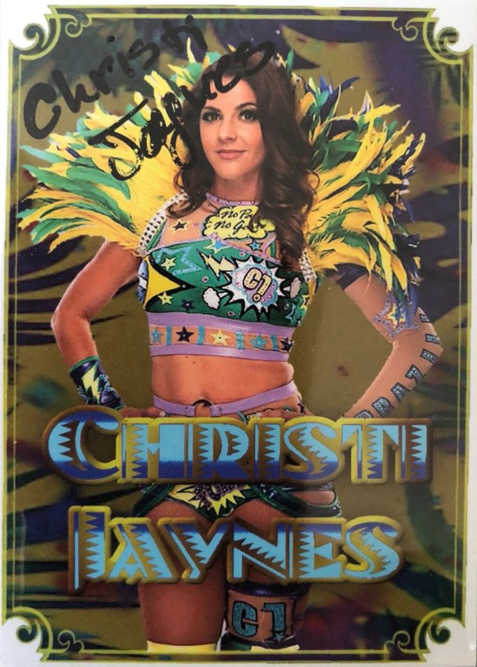Christi Jaynes trading card PW Catalog