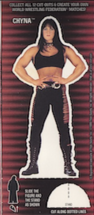Chyna WWF Ice Cream Cut-out 1999 Good Humor PW Catalog